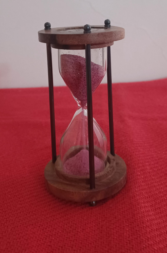 ساعت شنی چوبی و برنجی